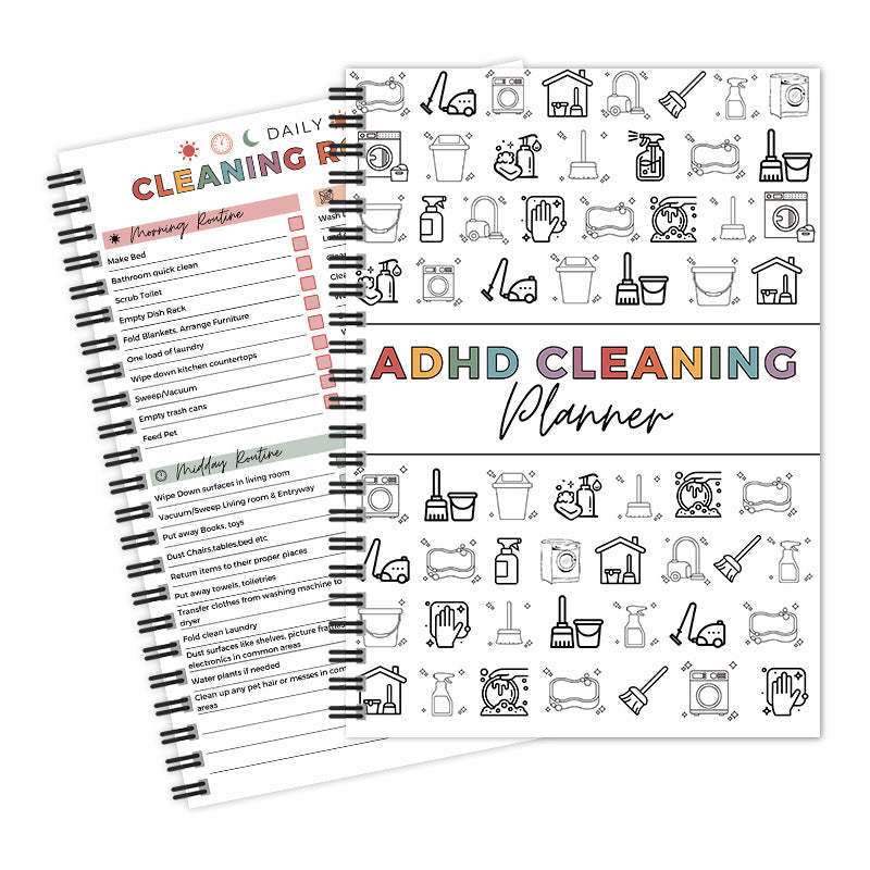 ADHD Clean Pro™ Cleaning Schedule & Checklist Planner – 50% OFF + FREE Shipping