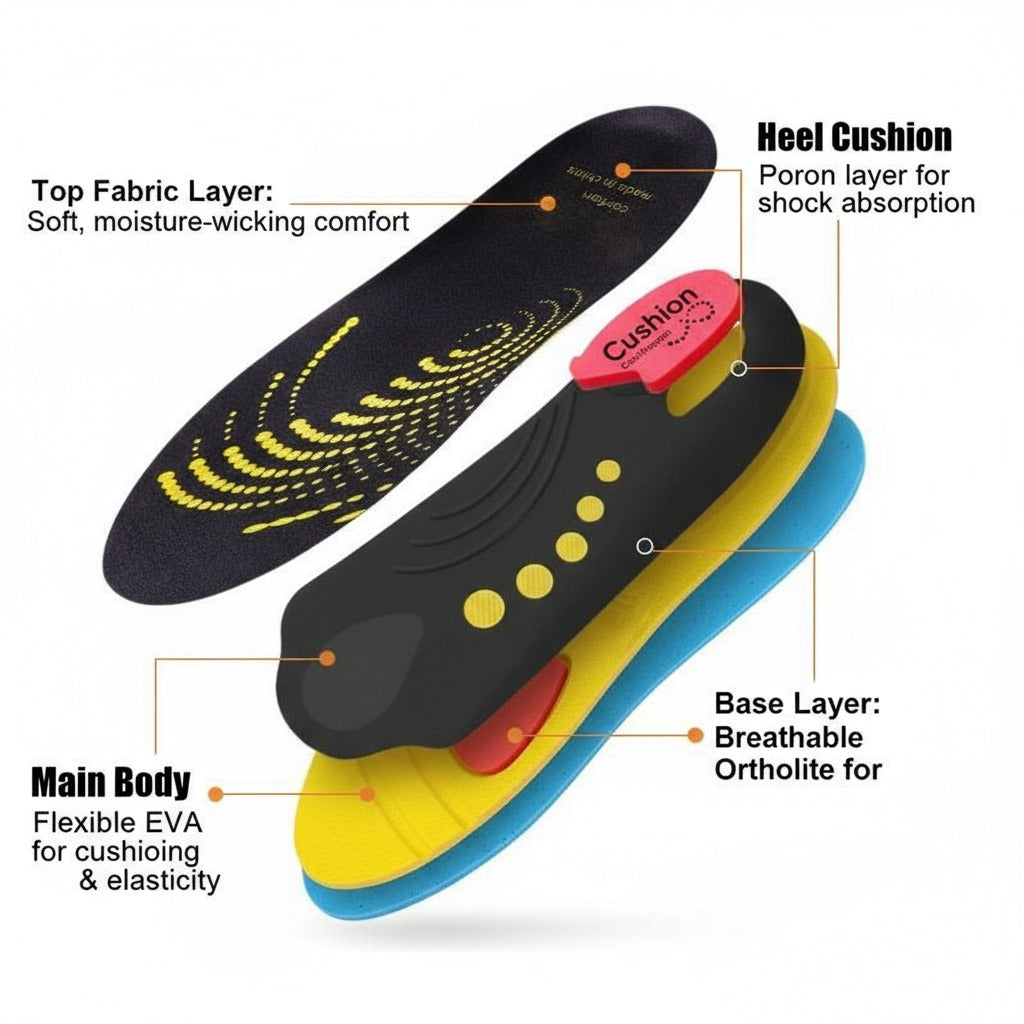 𦶠Premium Orthopedic Arch Support Insoles ā 50% OFF + FREE Shipping Today Only