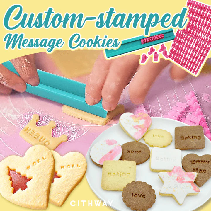Alphabet Cookie Stamp Set - FREE TODAY ONLY