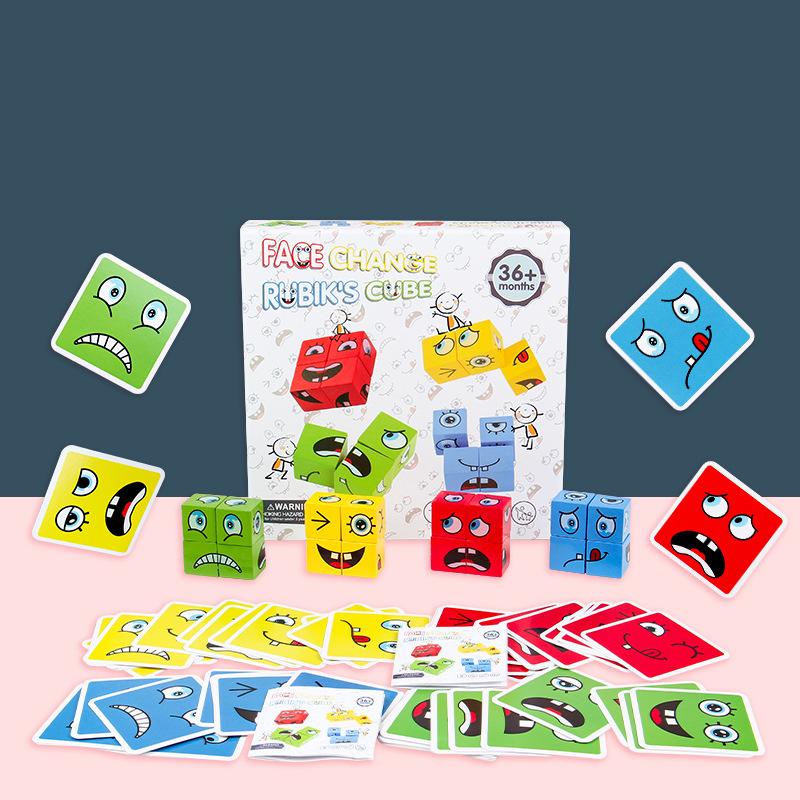 Face-Changing Magic Cube Building Blocks - FREE TODAY ONLY