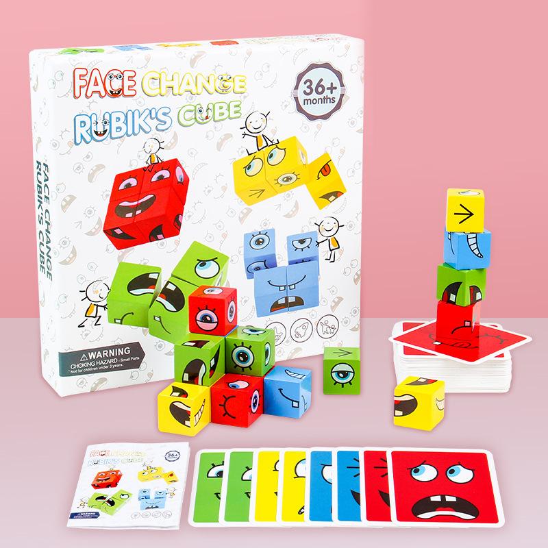 Face-Changing Magic Cube Building Blocks - FREE TODAY ONLY