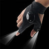 LED Flashlight Waterproof Gloves - Practical Durable Fingerless Gloves - FREE TODAY