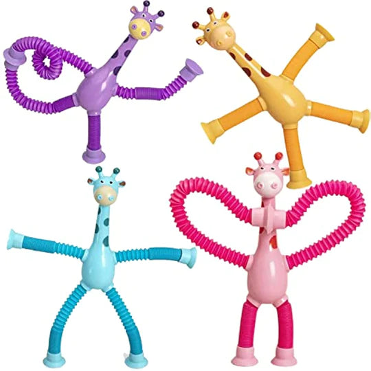 4 Pc Telescopic Light Up Giraffe Toy - FREE TODAY ONLY