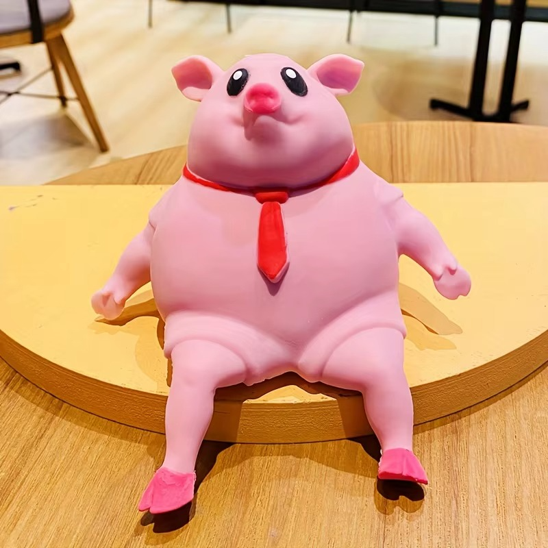 Squeezy Pig Fun Stress Reliever