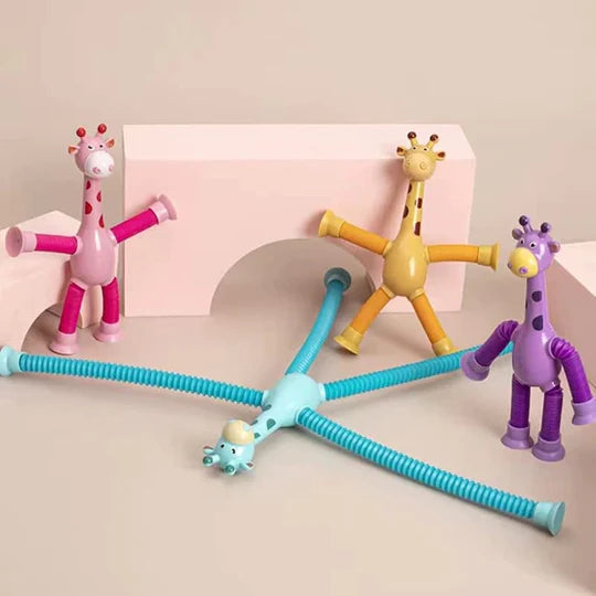 4 Pc Telescopic Light Up Giraffe Toy - FREE TODAY ONLY