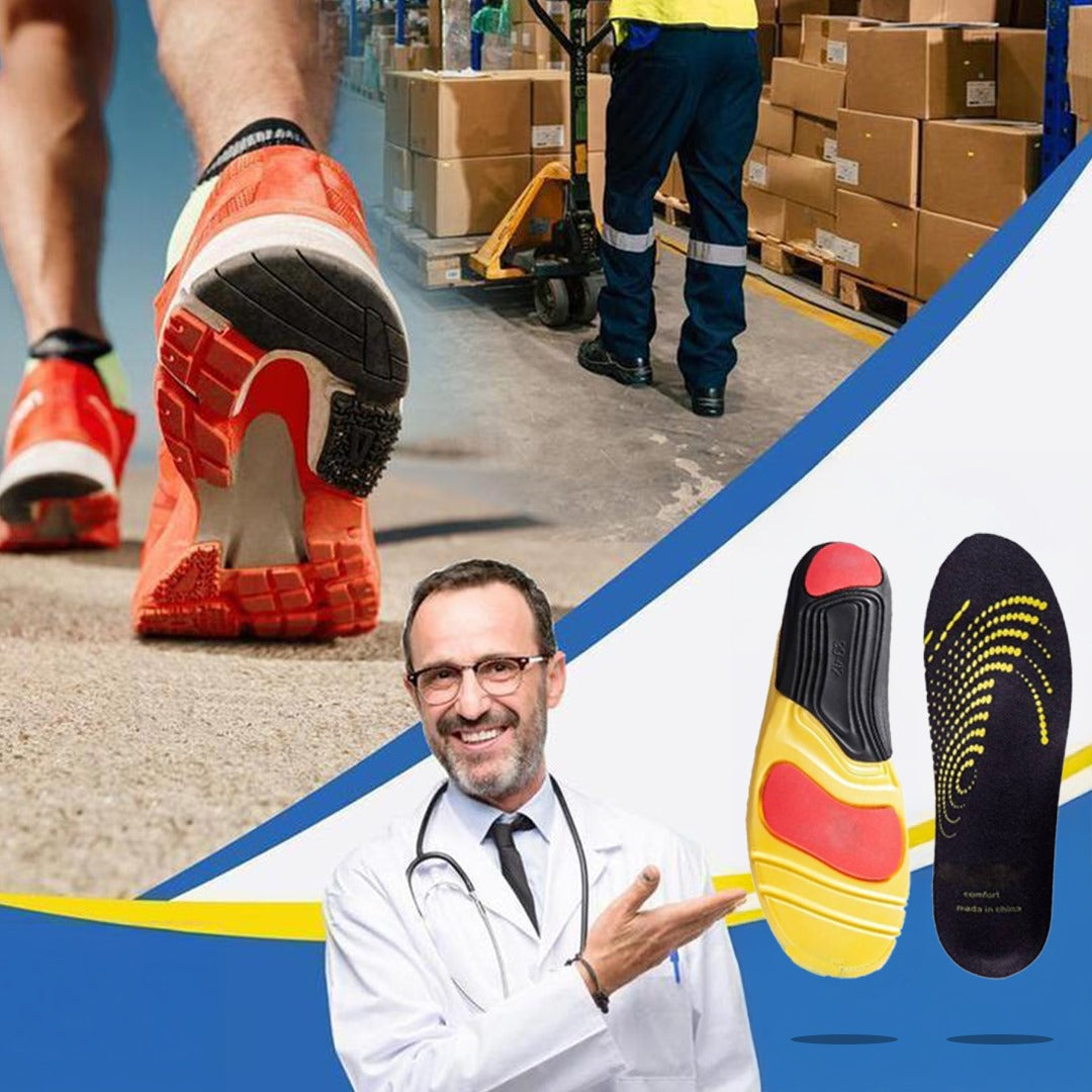 🦶 Premium Orthopedic Arch Support Insoles – 50% OFF + FREE Shipping Today Only