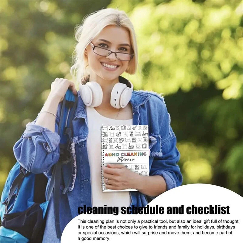 ADHD Clean Pro™ Cleaning Schedule & Checklist Planner – 50% OFF + FREE Shipping
