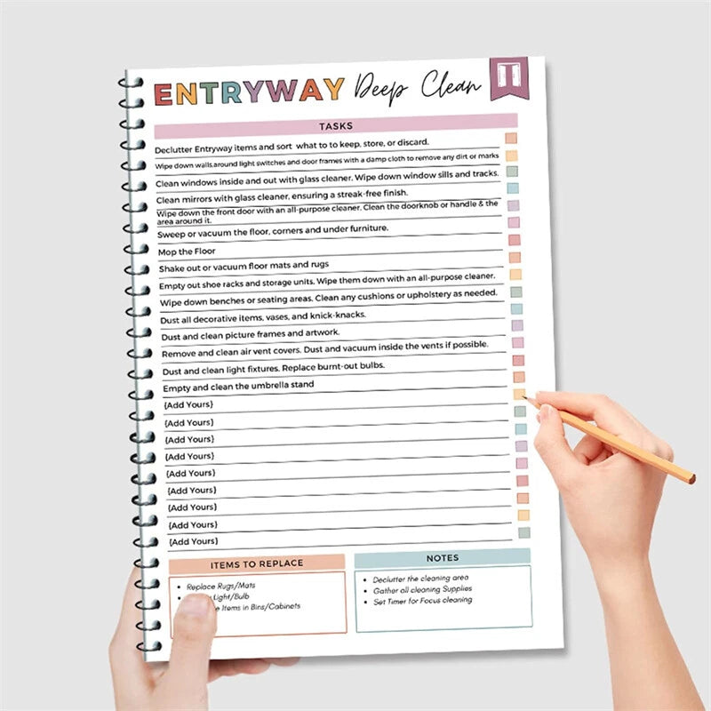 ADHD Clean Pro™ Cleaning Schedule & Checklist Planner – 50% OFF + FREE Shipping