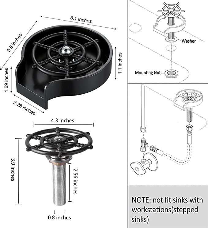 Cup Washer (Automatic Glass Rinser)